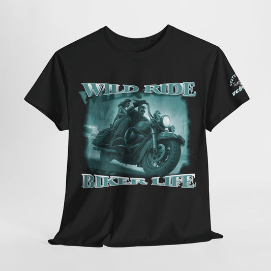 Wild Ride Biker Life - Graphic Biker T-Shirt