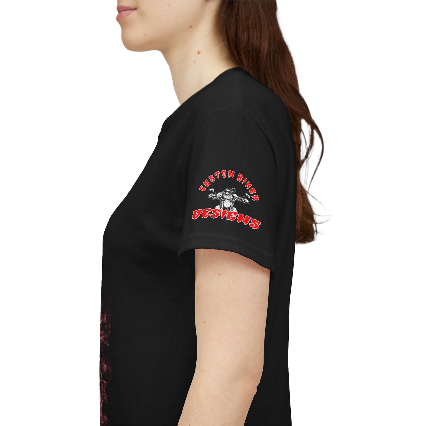Dirty Girl - Graphic Biker T-Shirt