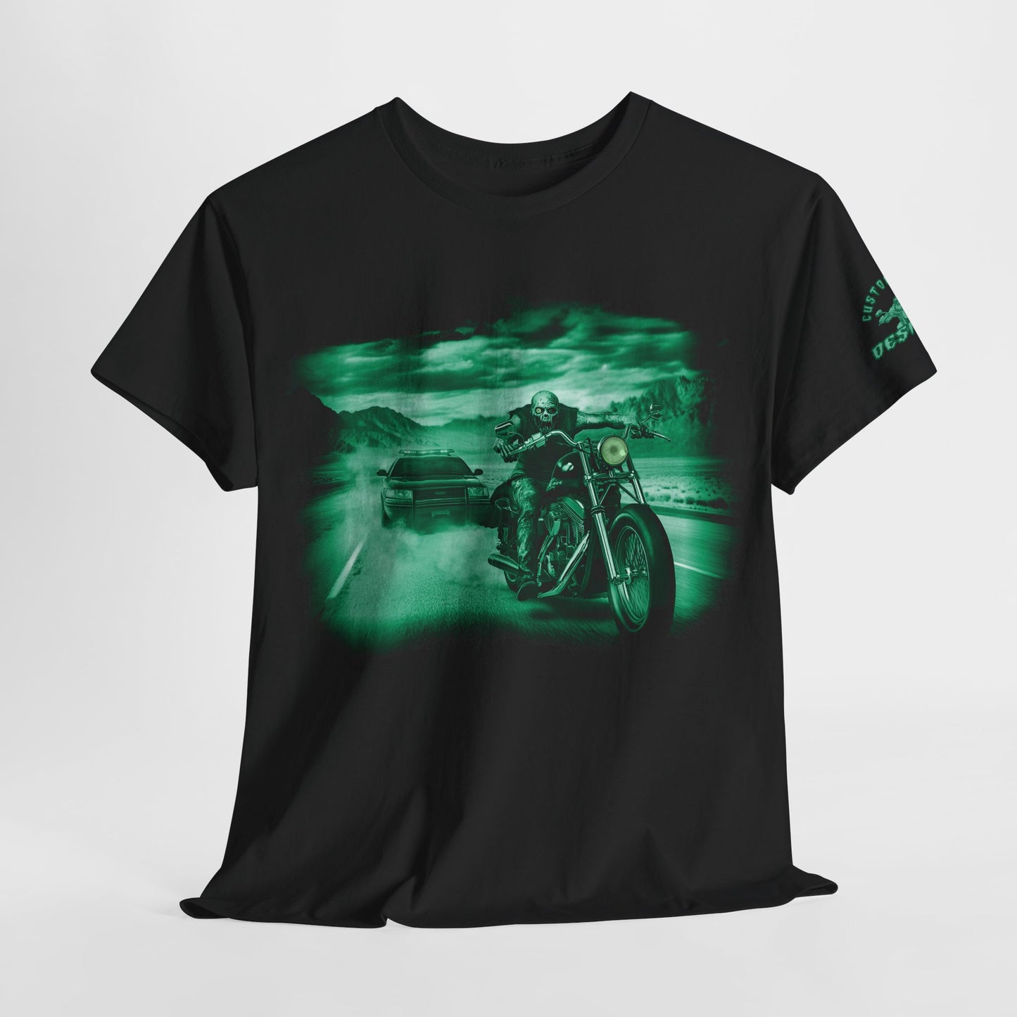Zombie Green Biker