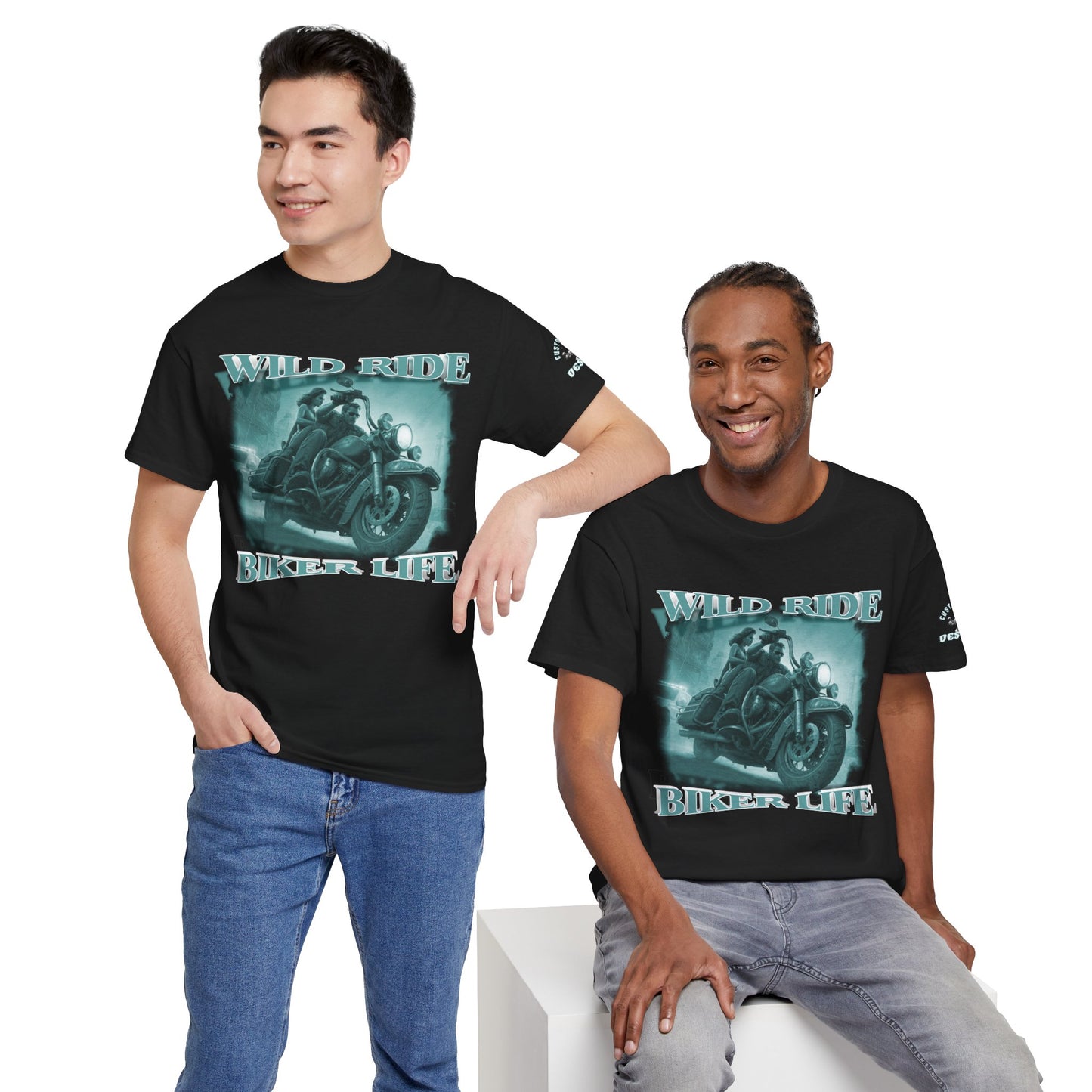 Wild Ride Biker Life - Graphic Biker T-Shirt