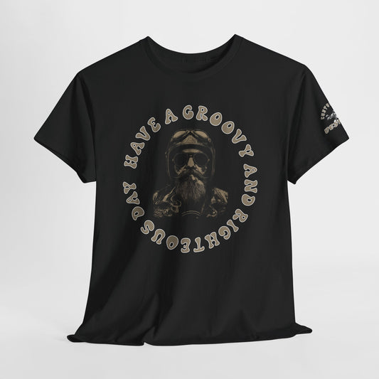 Groovy Biker T-Shirt Design