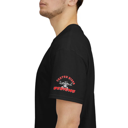 American Beauty" Motorcycle Graphic T-Shirt