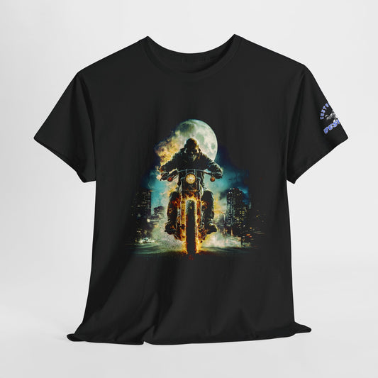 Flaming Biker Skeleton 01