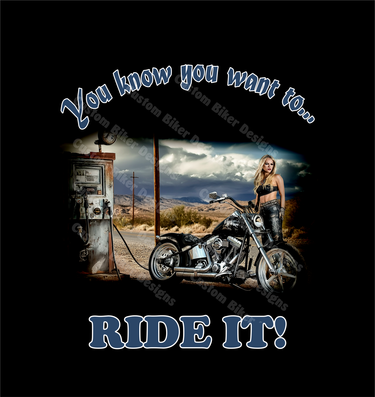 You Know you want to Ride It! -tank top